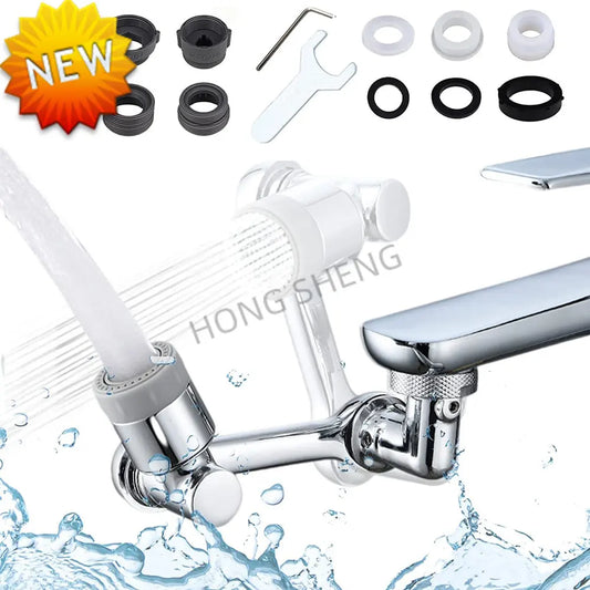 1080° Rotational Faucet /Dual Mode Extended Water Nozzle Faucet 22/24mm Adaptor