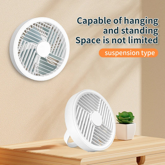 2-in-1 Three-speed Mode Fan with LED Lamp.