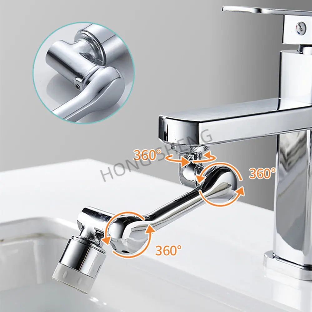 1080° Rotational Faucet /Dual Mode Extended Water Nozzle Faucet 22/24mm Adaptor